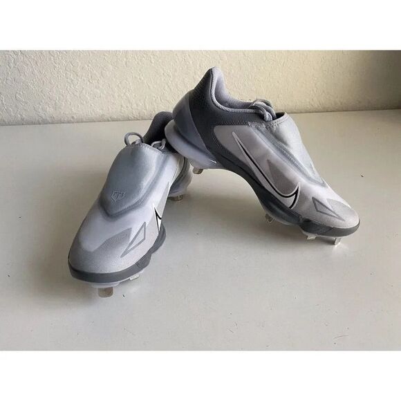Nike Force Zoom Trout 8 Pro Metal Baseball Cleats Men’s Sz 8.5 Gray CZ5915-001 - Picture 2 of 10